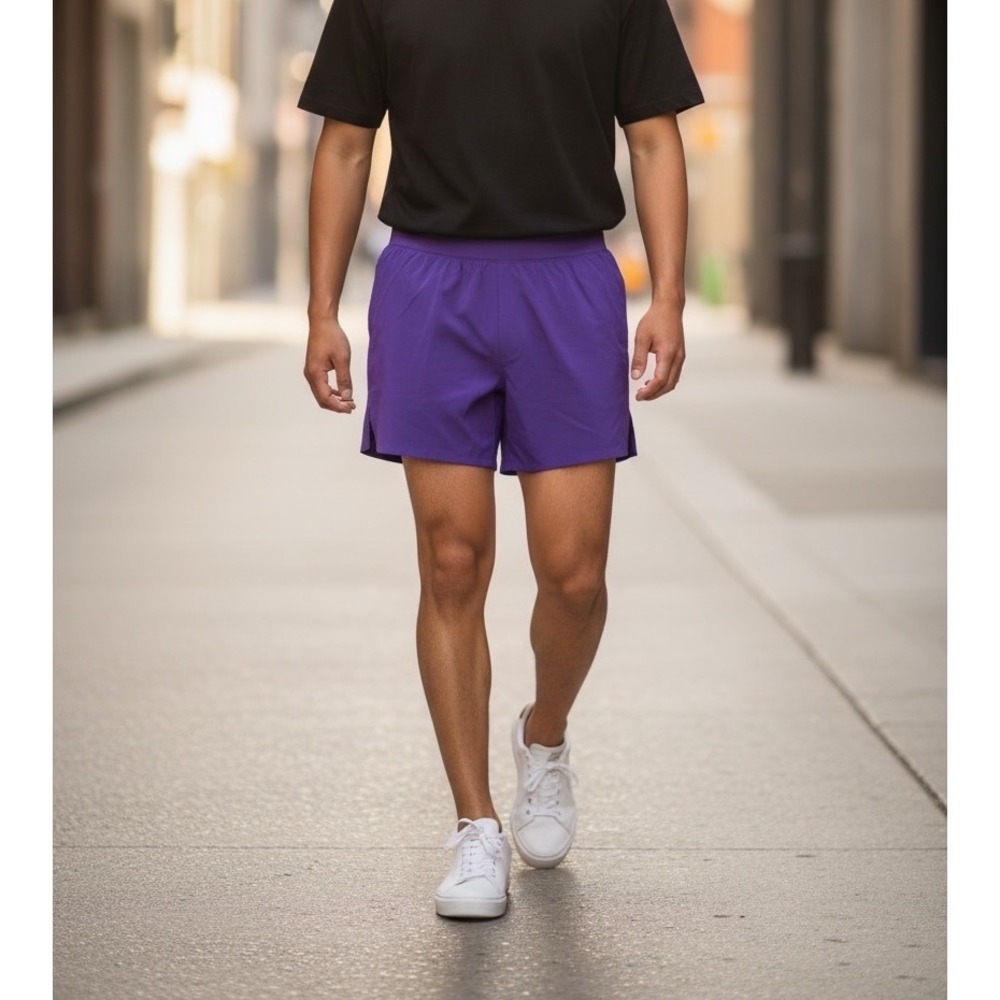 Ten Thousand Mens The Distance Short 3" Inseam Purple Size Small Running Workout